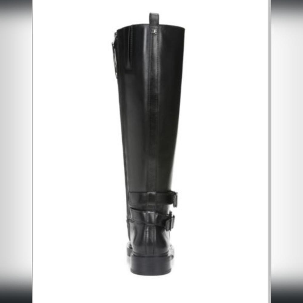 Sam Edelman Freda Black Leather Boots - Picture 6 of 7